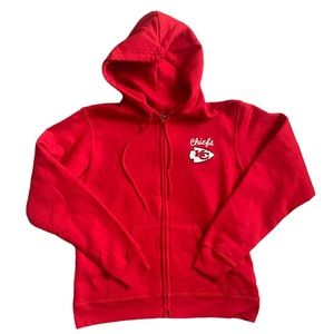 NFL Kansas City Chiefs Zip up Hoodie Women M